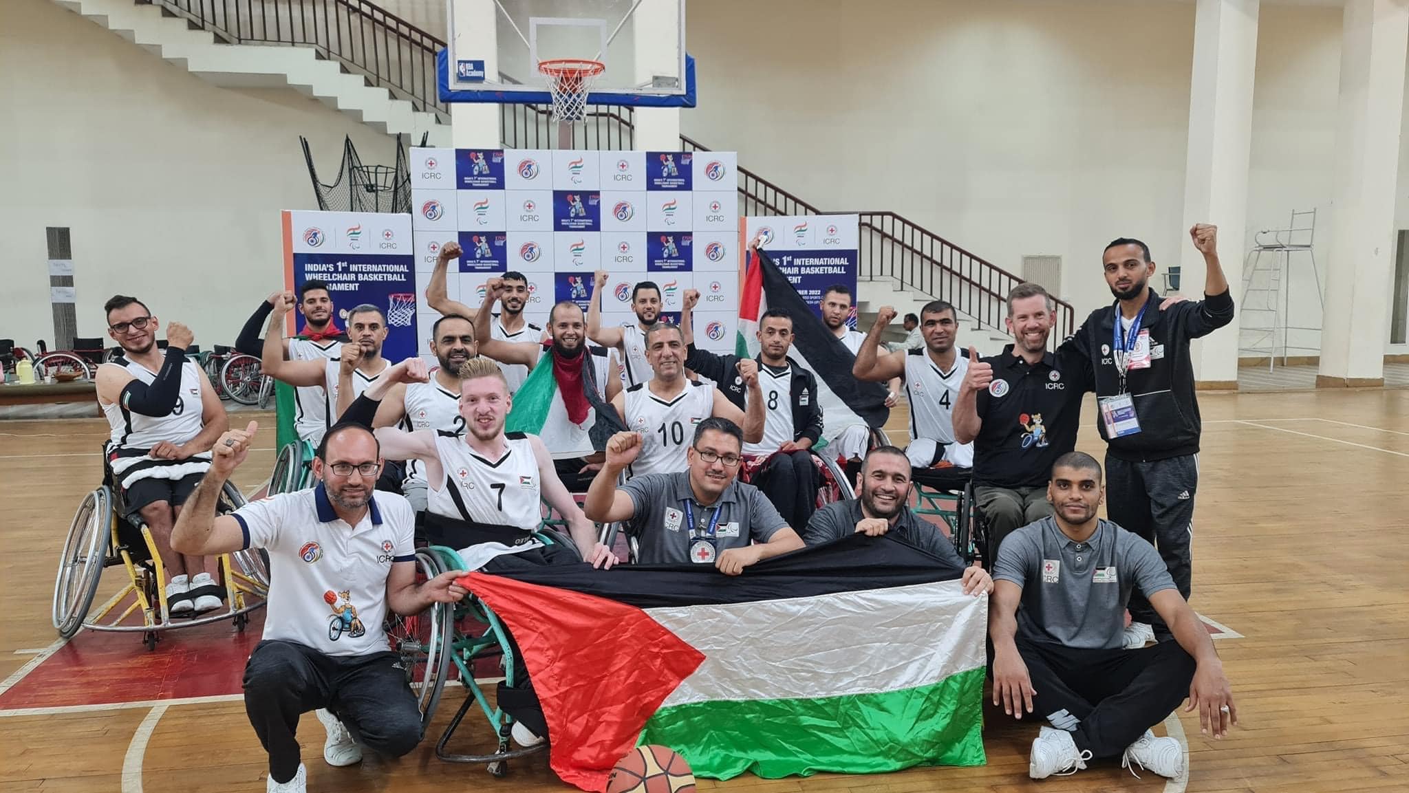 المنتخب الوطني بكرة السلة للكراسي المتحركة يحصد لقب بطولة الهند الدولية