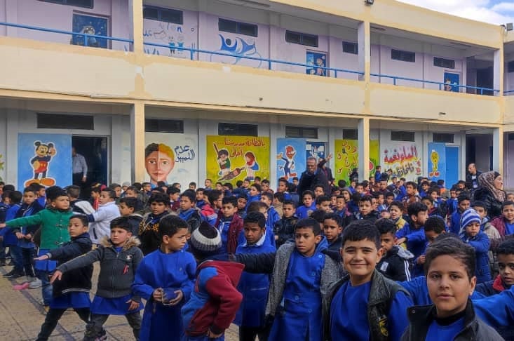 تحسن ملحوظ بالوضع التعليمي في مخيم خان دنون للاجئين