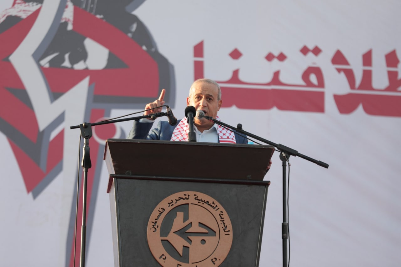 الجبهة الشعبية تحتفل بذكرى انطلاقتها الـ55 في غزة