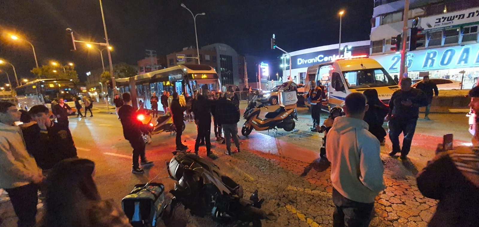 مصاب فلسطيني إثر حادث سير في حيفا