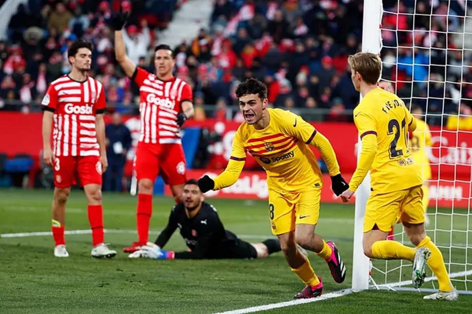 برشلونة يفوز بشق الأنفس على جيرونا وديمبلي يغيب عن الملاعب