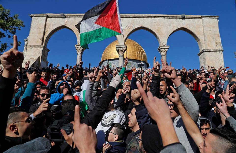 تظاهرات غاضبة في الأقصى تنديداً بمجزرة جنين
