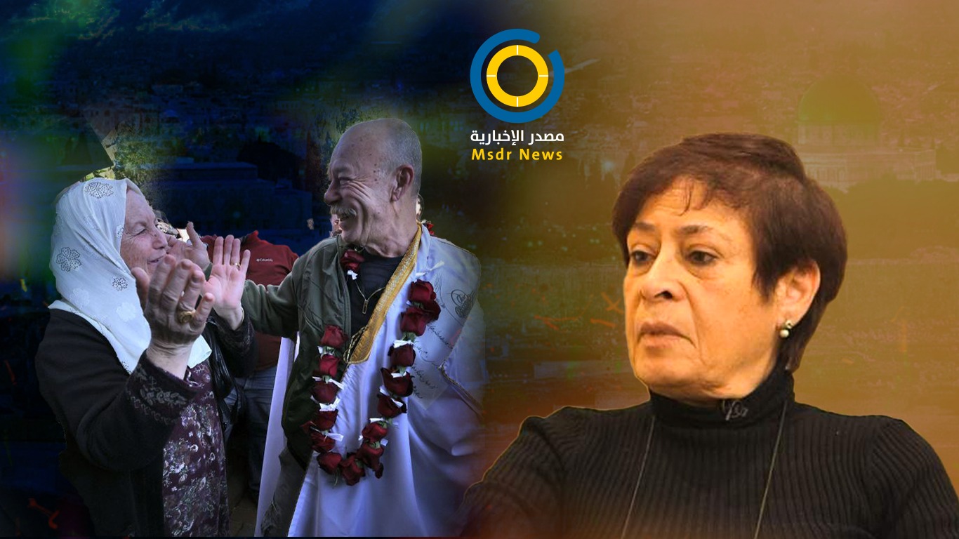 جولييت عواد توجه رسالة لوالدة المحرر ماهر يونس بمناسبة الإفراج عنه