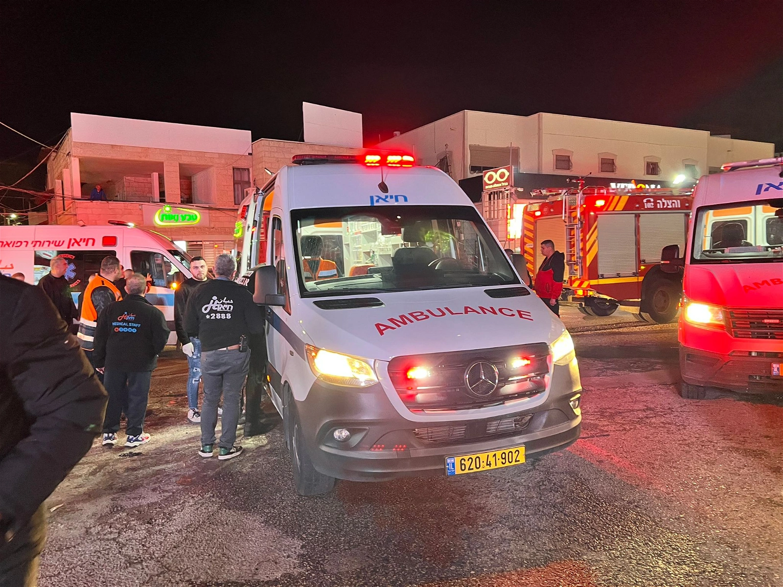 8 مصابين إثر حريق في كفرياسيف بالداخل الفلسطيني