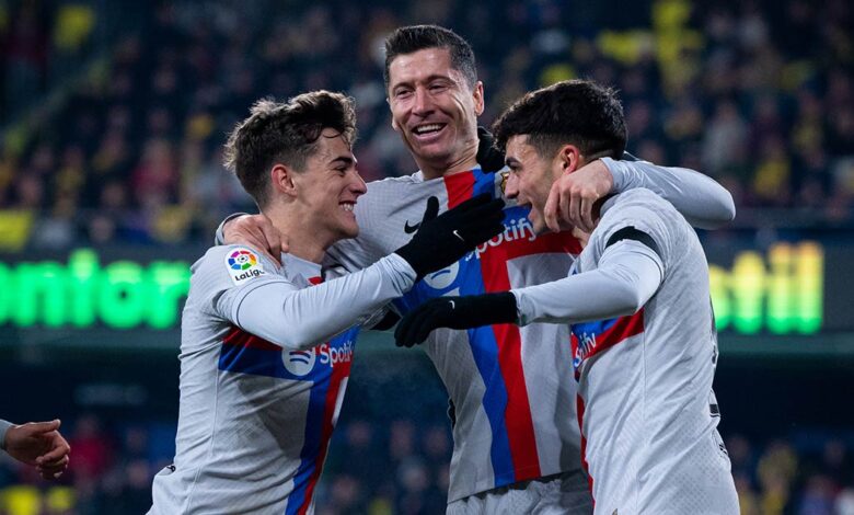 برشلونة يتجاوز فياريال بهدف نظيف خارج أرضه