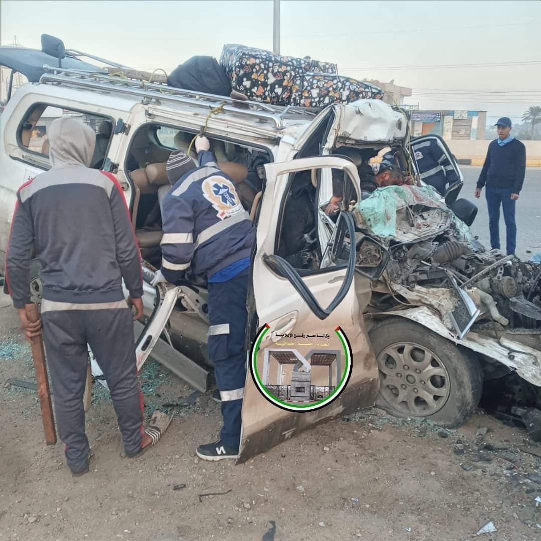 وفاة مسافرين فلسطينيين من غزة بحادث سير في مصر