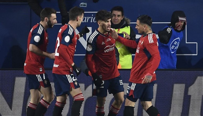 الزلزولي يمنح أوساسونا فوزاً على أتلتيك بلباو في كأس الملك