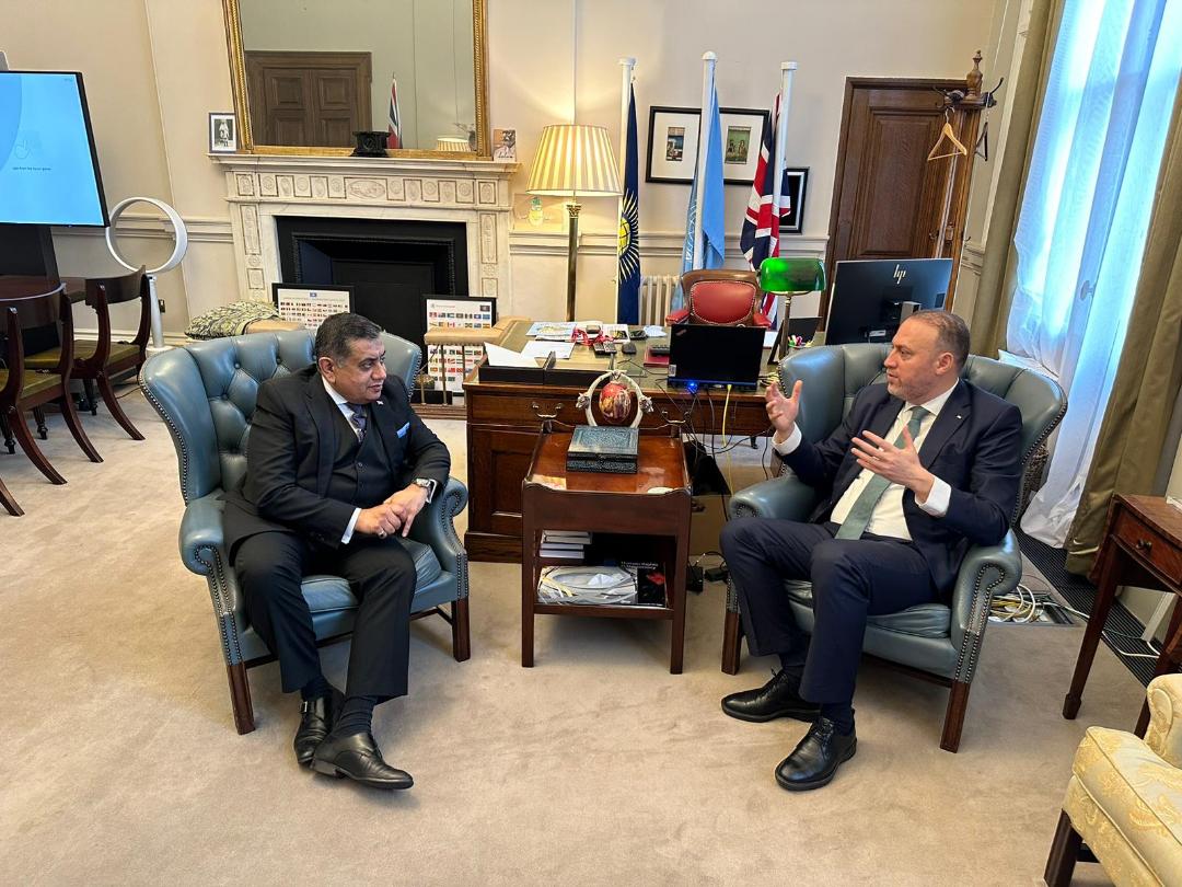 السفير زملط ينقل احتجاج فلسطين على خارطة الطريق 2030