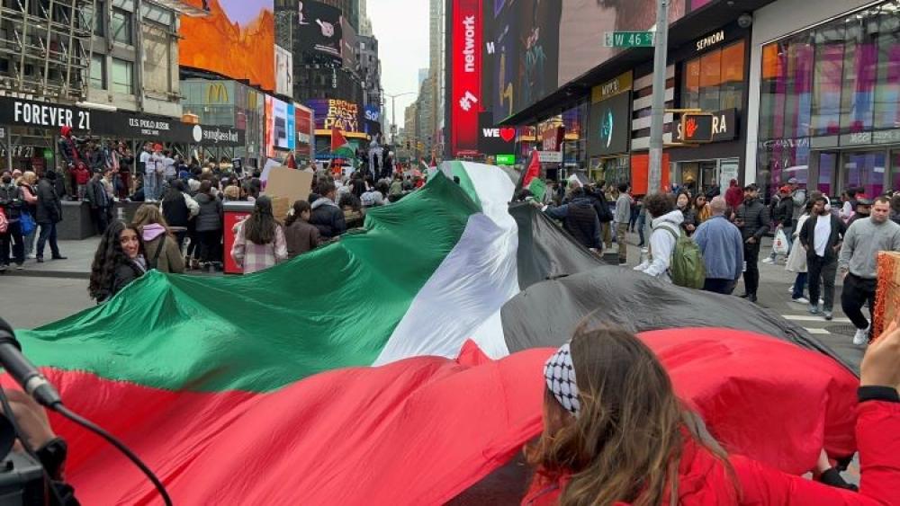 تظاهرات في عدة مدن أمريكية احتجاجًا على الاعتداءات الإسرائيلية بالأقصى