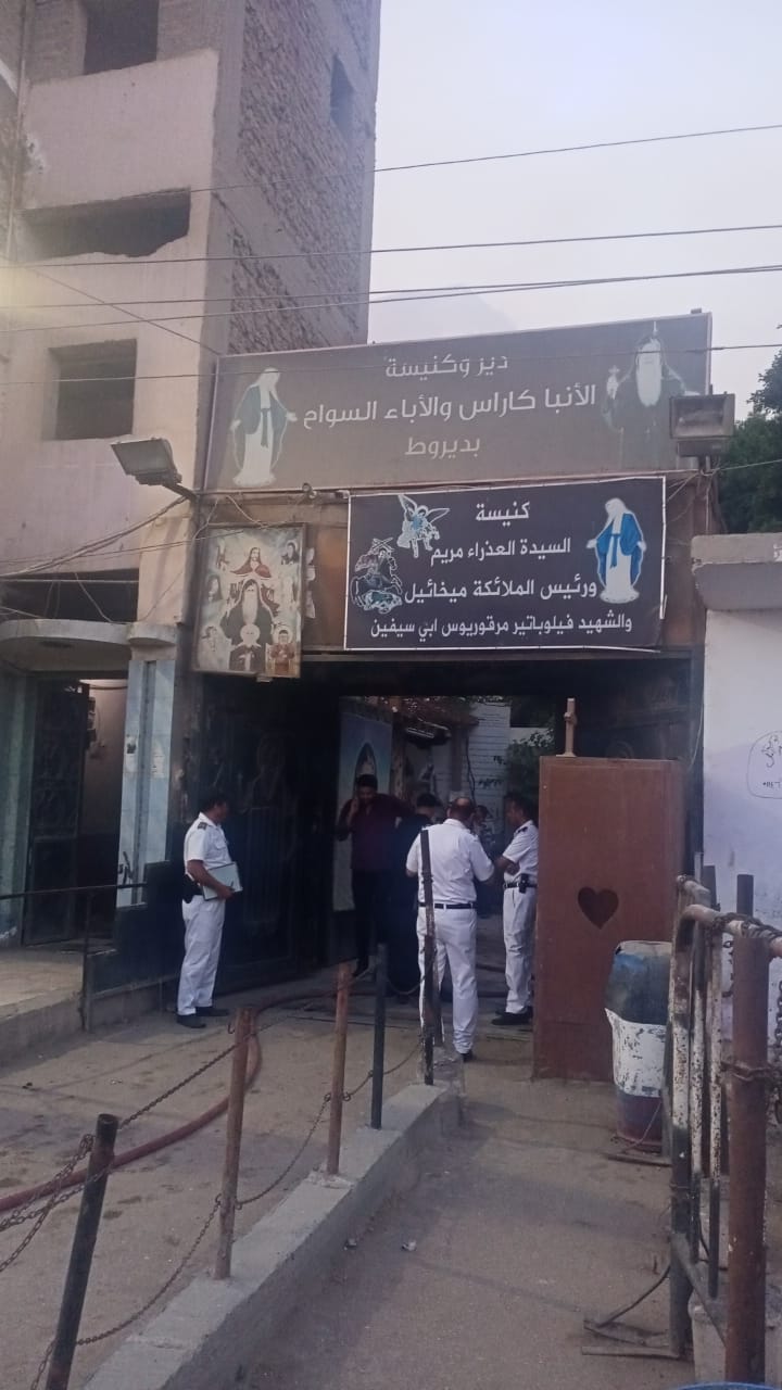 مصر: حريق يلتهم كنيسة السيدة العذراء الأثرية بمحتوياتها