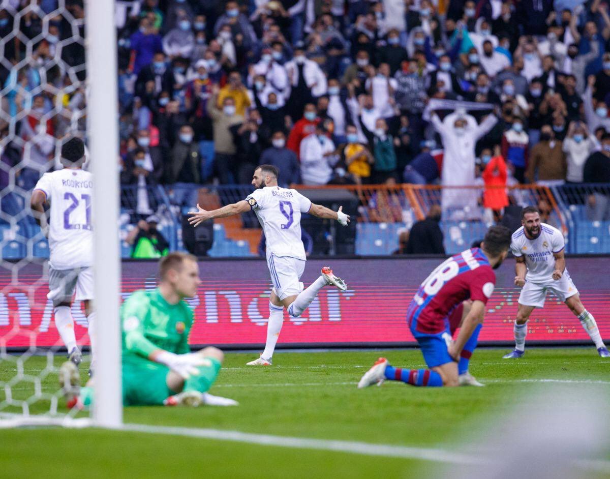 برباعية نظيفة .. ريال مدريد يهزم برشلونة ويتأهل لنهائي الكأس