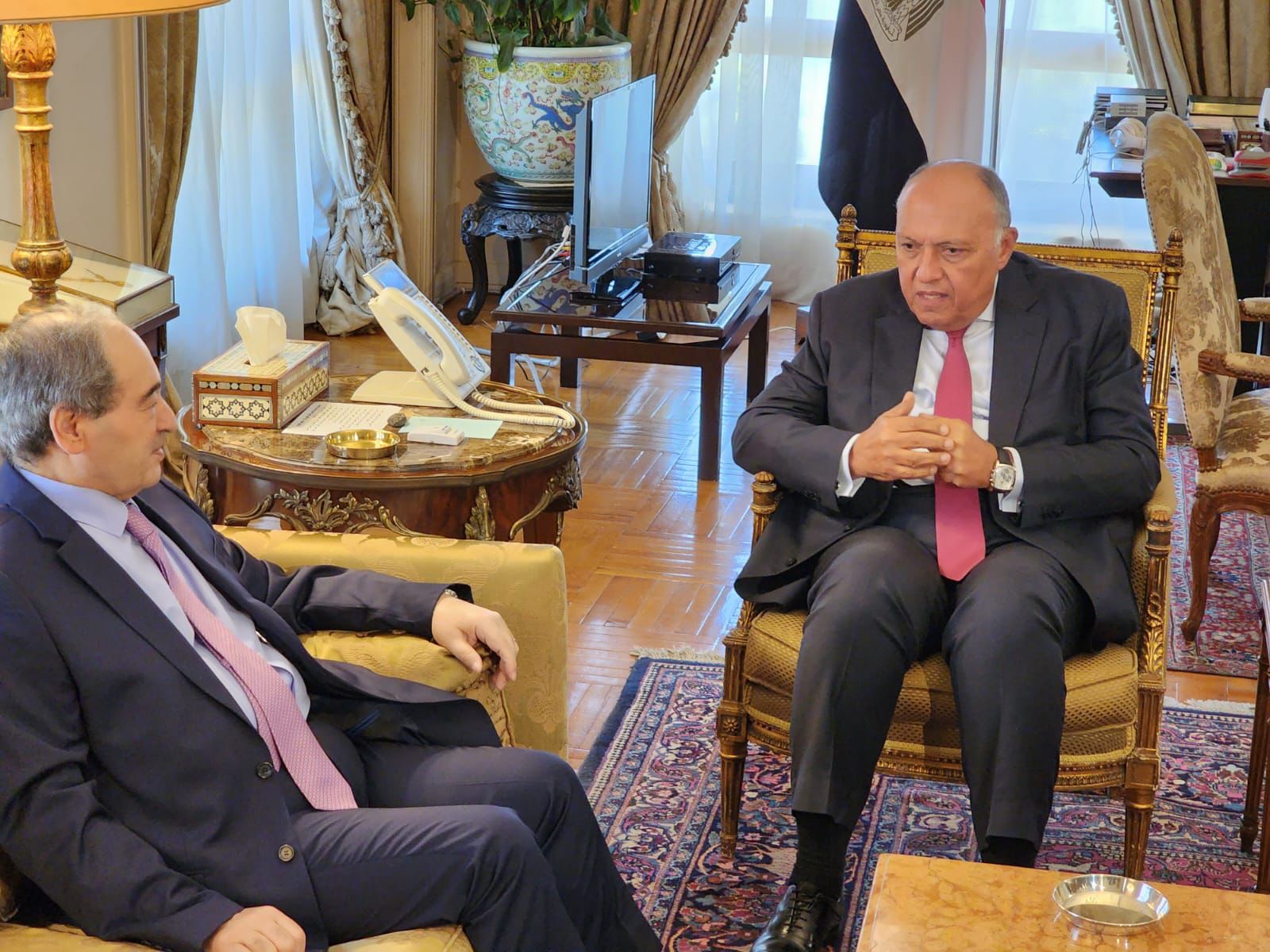 تفاصيل المباحثات الوزارية المصرية السورية للقاء الأول منذ عشر سنوات