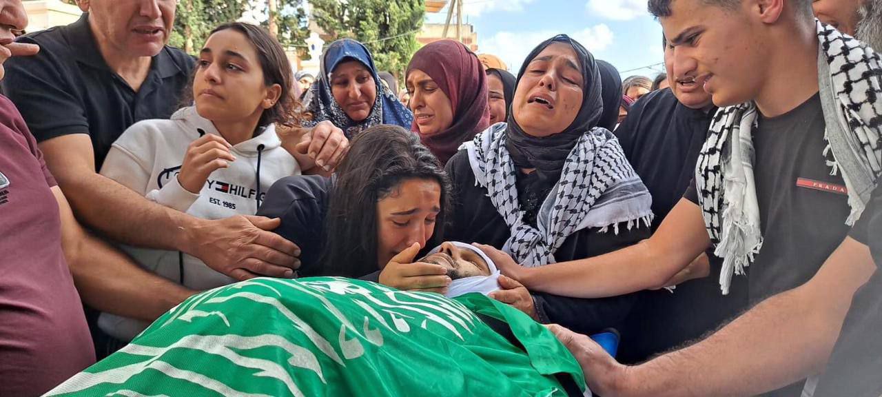 جماهير غفيرة تشيّع الشهيد العمري بقرية صندلة بالداخل المحتل