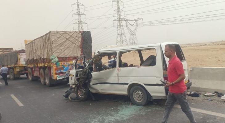 حادث سير الصحراوي الجيزة