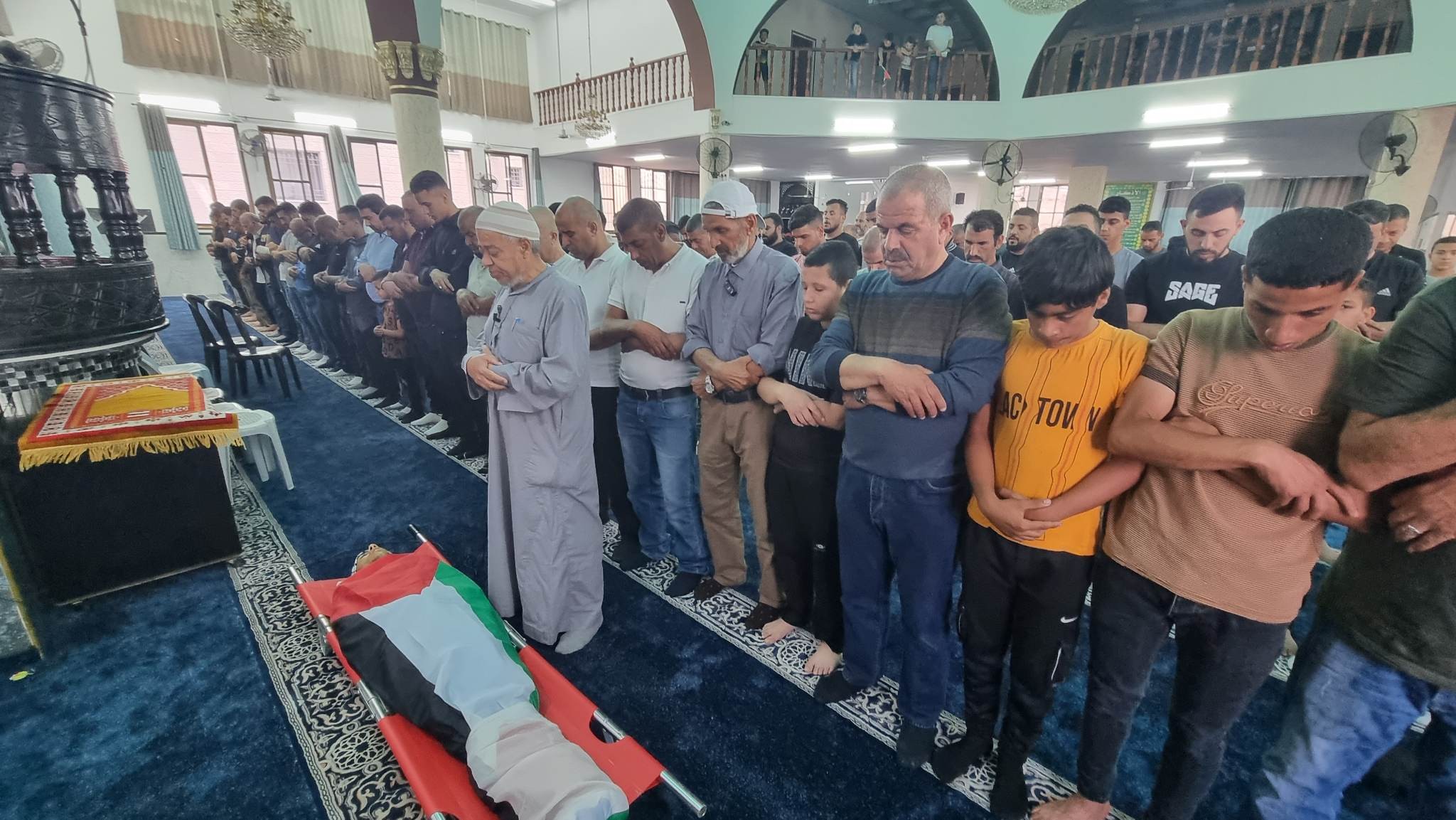 تشييع الشهيد فارس حشاش في مخيم بلاطة بمدينة نابلس