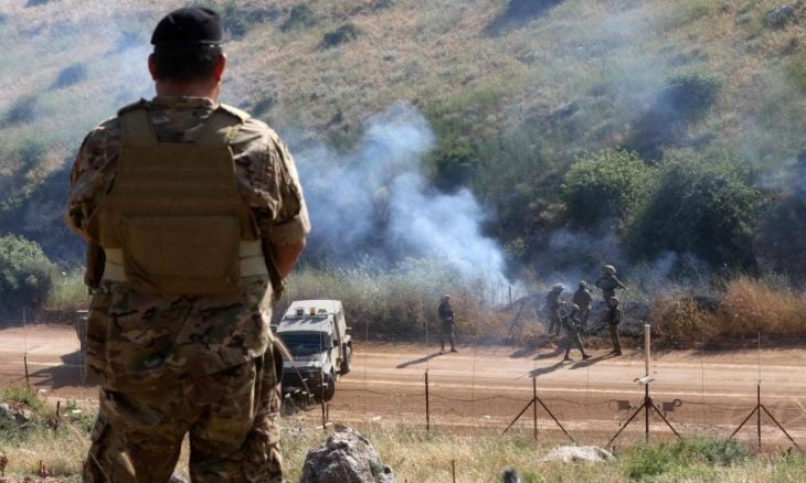 مواجهات بين شبان لبنانيون وجيش الاحتلال في تلال كفر شوبا