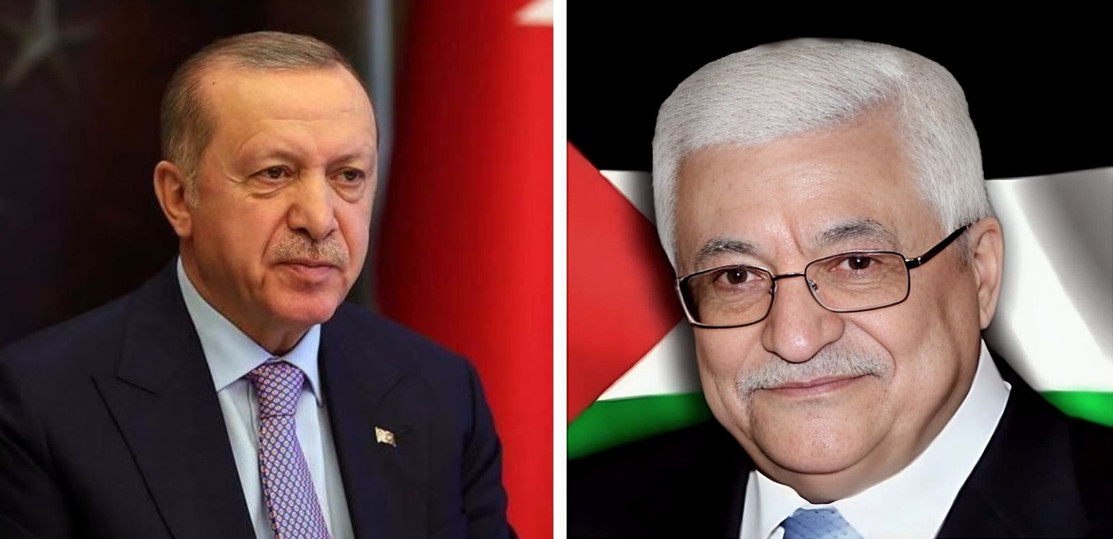 بدء اجتماع الرئيس محمود عباس بنظيره أردوغان لبحث تعزيز التعاون المشترك