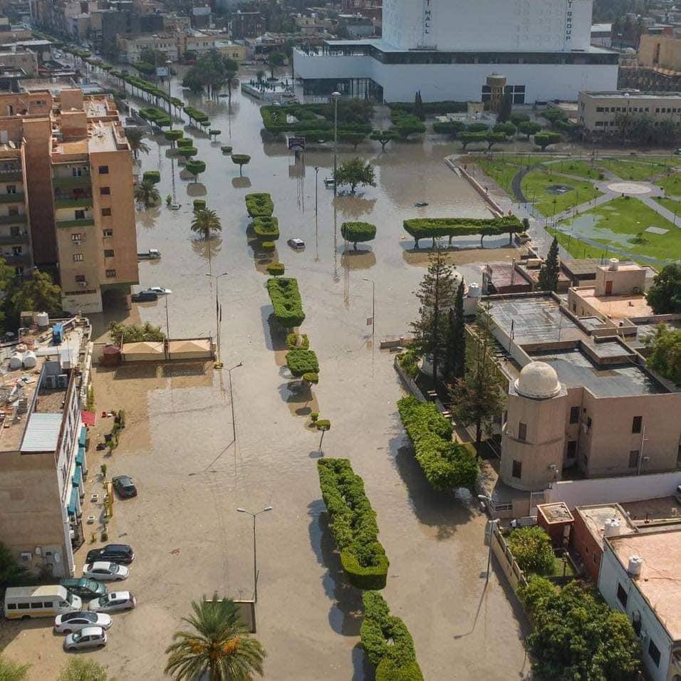 ليبيا: أمطار غزيرة في طرابلس تسبب غرق بعض المناطق