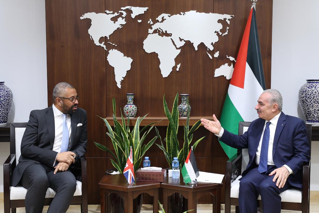 اشتية يدعو المملكة المتحدة للاعتراف بفلسطين ودعم عضويتها الكاملة بالأمم المتحدة
