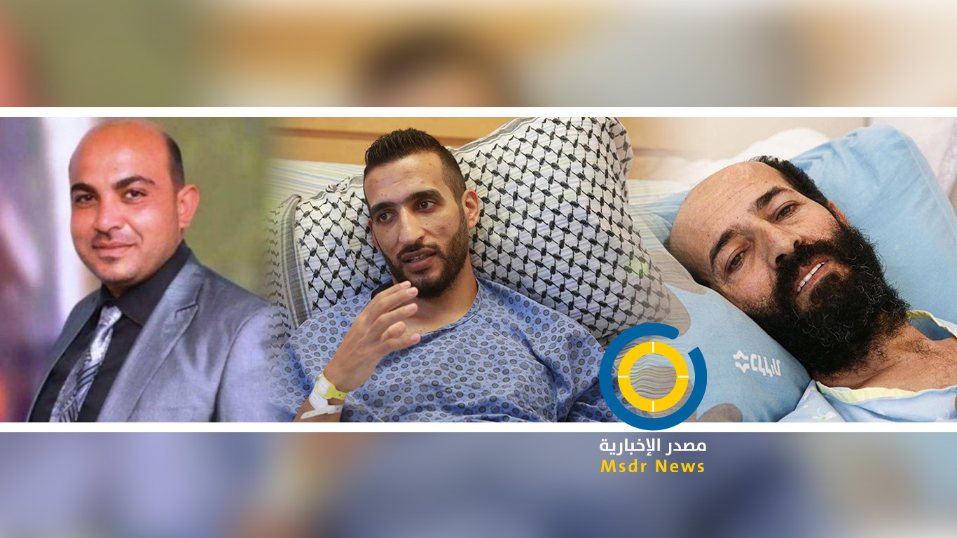 المعتقلون الفسفوس والأخرس وخلوف يواصلون معركة الأمعاء الخاوية