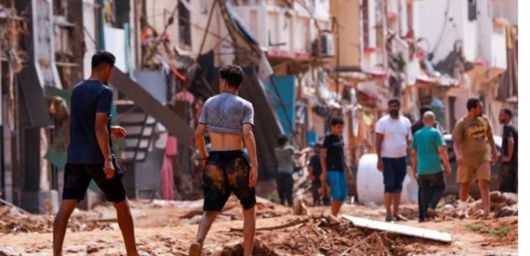 المنظمة الدولية للهجرة: نزوح أكثر من 36 ألف شخص بسبب الفيضانات في ليبيا
