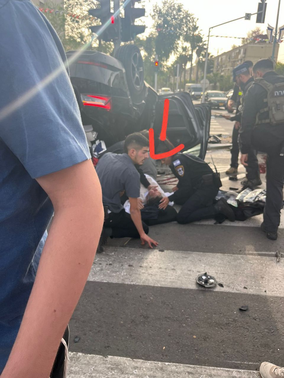 إصابة المتطرف إيتمار بن غفير في حادث سير بالرملة