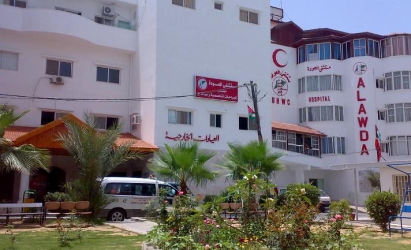 قصف مدفعي إسرائيلي على مبنى الإدارة بمستشفى العودة في النصيرات