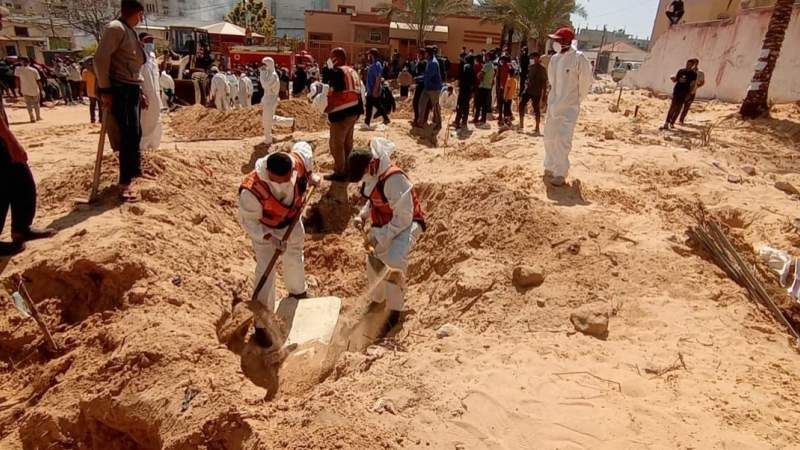 حماس: اكتشاف المقبرة الجماعية بمجمع ناصر تؤكد على حجم جرائم الاحتلال
