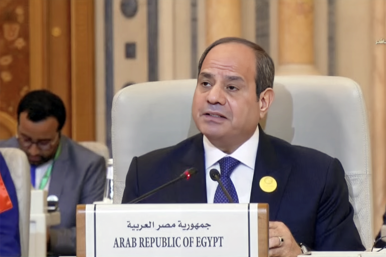 السيسي: لا سياسية حقيقية لإنهاء الصراع الفلسطيني الإسرائيلي