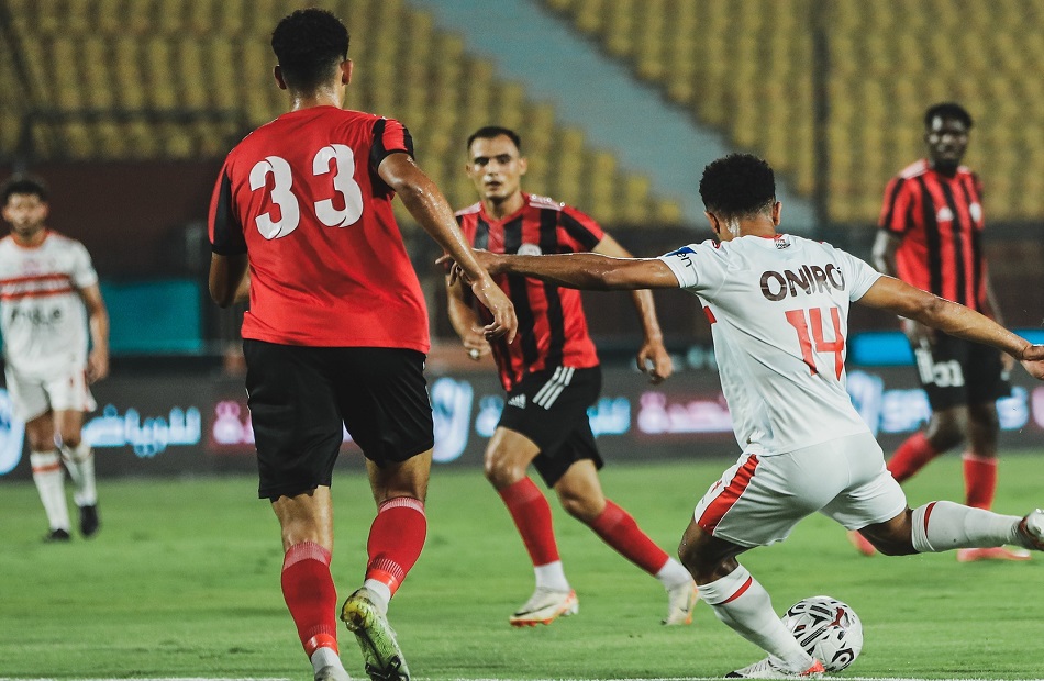 الزمالك يتخطى الداخلية بهدفين والأخير اول الهابطين للدرجة الثانية