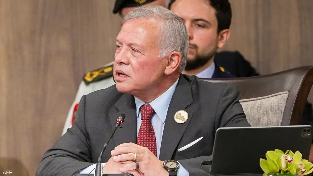 ملك الأردن يشدد على ضرورة إعادة إعمار غزة دون تهجير سكانها