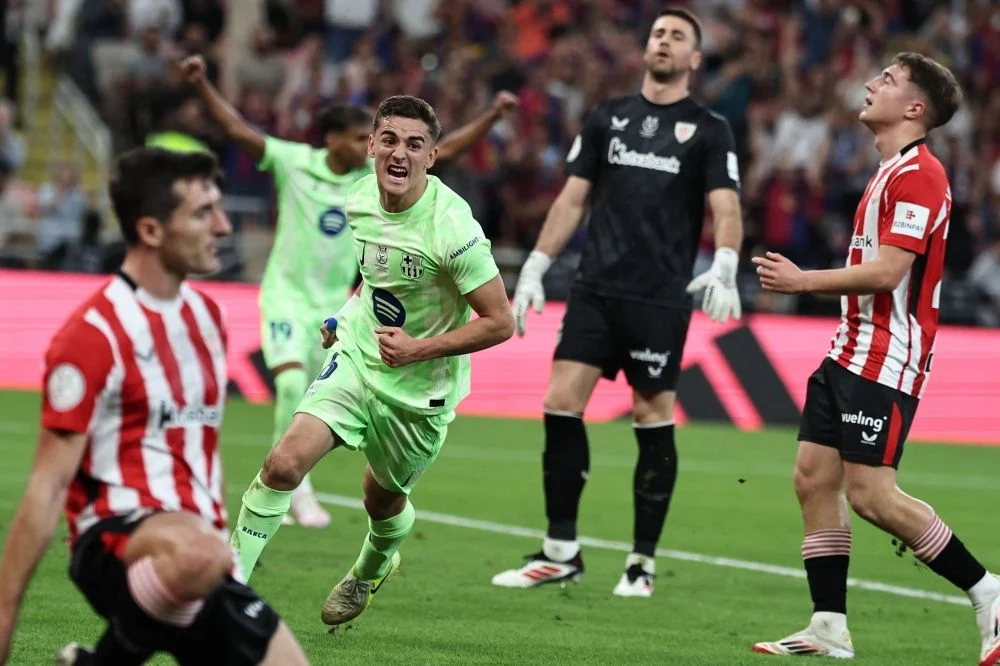 برشلونة يتخطى بلباو ويصعد لنهائي السوبر الإسباني