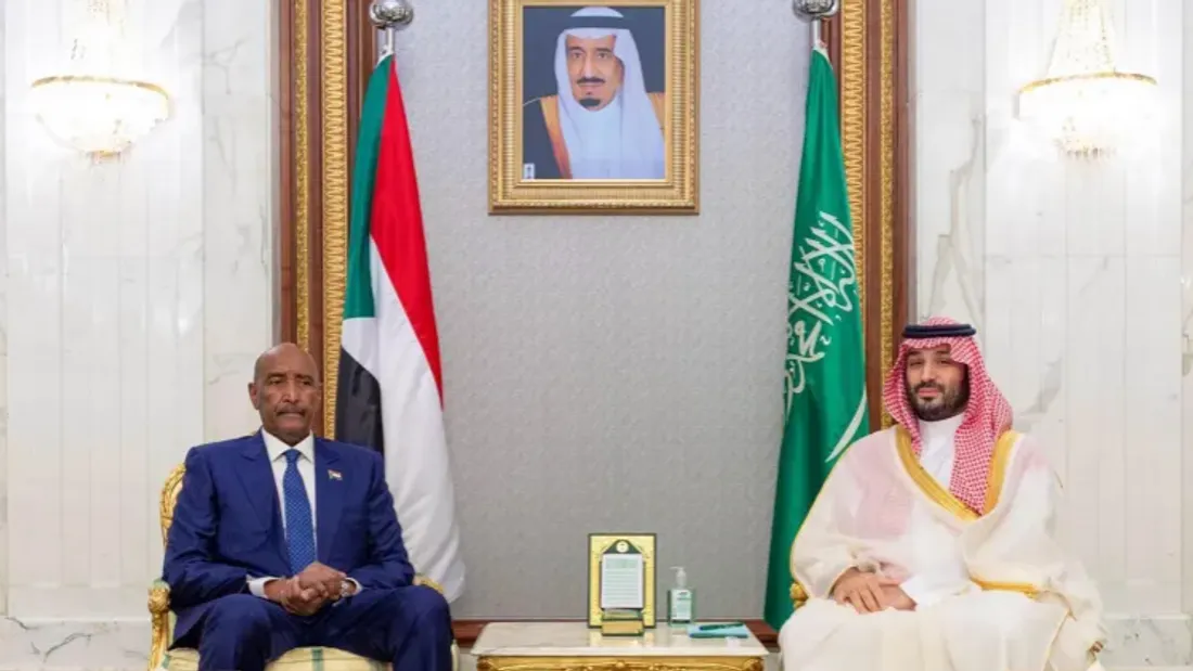 محمد بن سلمان والبرهان يبحثان مستجدات الأوضاع في السودان