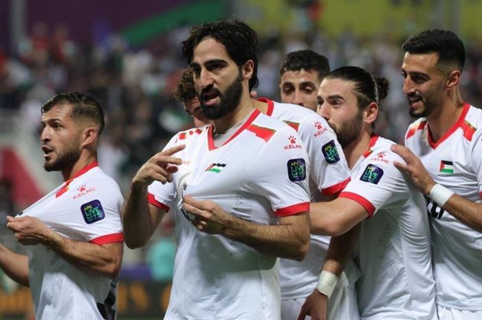 منتخبنا الوطني الفلسطيني يتمسك بالأمل في مواجهة الأردن