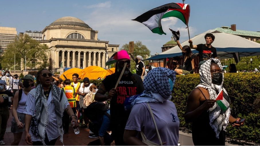 دعوى قضائية لملاحقة قادة التظاهرات المناصرة لفلسطين بجامعة كولومبيا