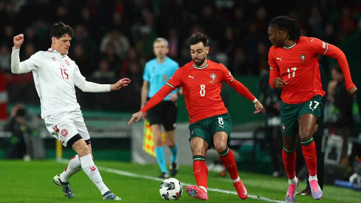 البرتغال تسحق الدنمارك بخماسية بدوري الأمم