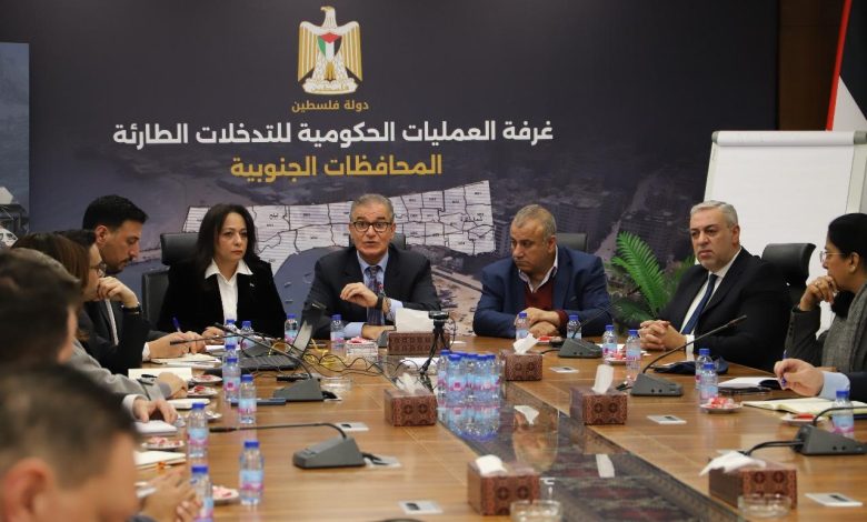غرفة العمليات الحكومية تحذر من عرقلة الاحتلال لجهود الإغاثة والإيواء وإزالة الركام