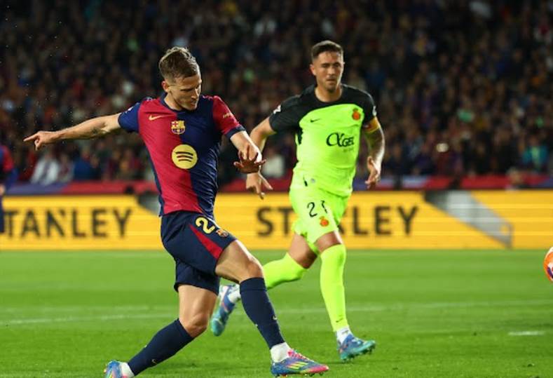 برشلونة يتخطى ريال مايوركا بصعوبة بهدف دون رد
