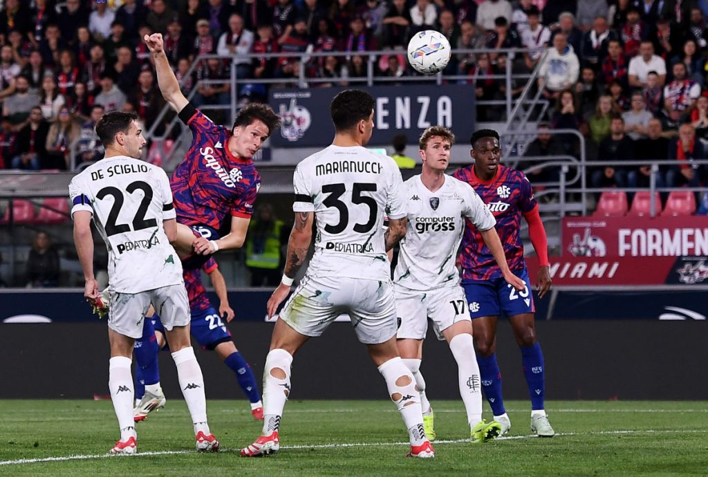 بولونيا يجدد فوزه على إمبولي ويتأهل لنهائي كأس إيطاليا