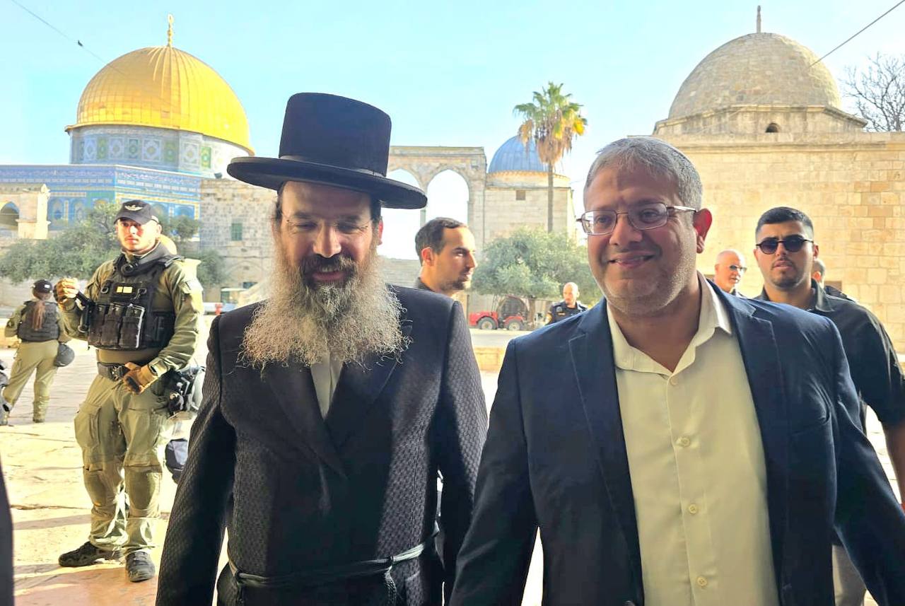 بن غفير يقتحم المسجد الأقصى
