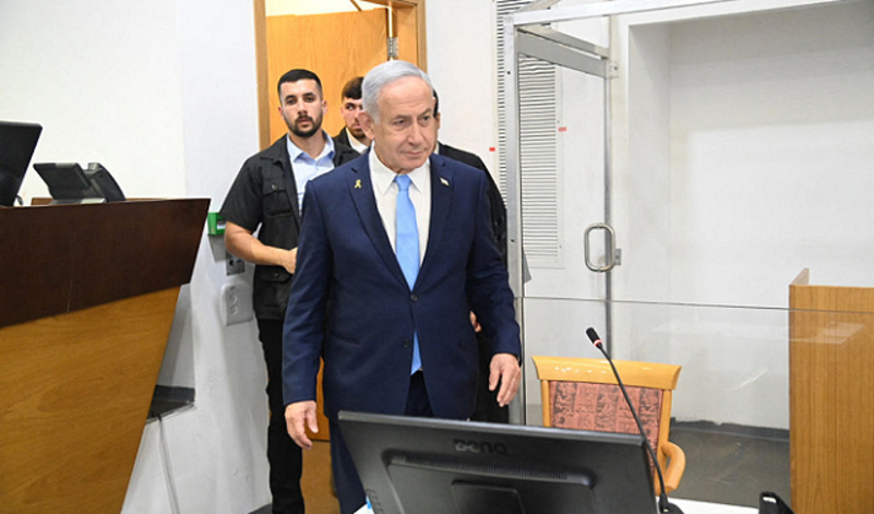 نتنياهو يطلب تأجيل محاكمته أسبوعين بسبب "تطورات إقليمية ودولية"