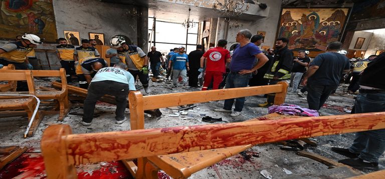 إدانات أوروبية وأممية للهجوم الإرهابي على كنيسة مار إلياس
