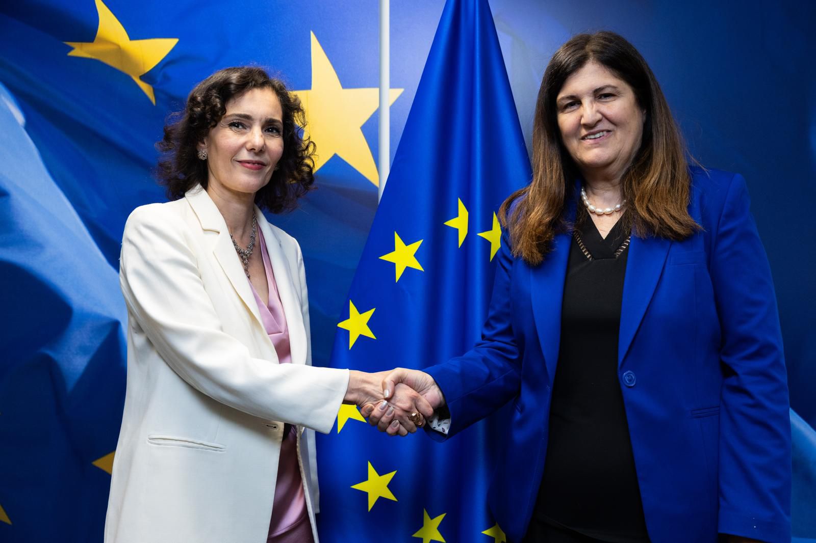 شاهين تبحث مع لحبيب الأوضاع الإنسانية في قطاع غزة