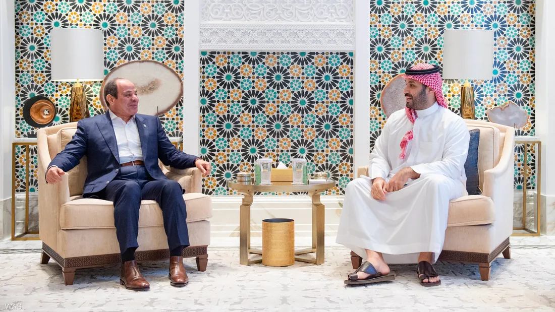 محمد بن سلمان والسيسي يرفضان أي محاولة لتهجير الفلسطينيين