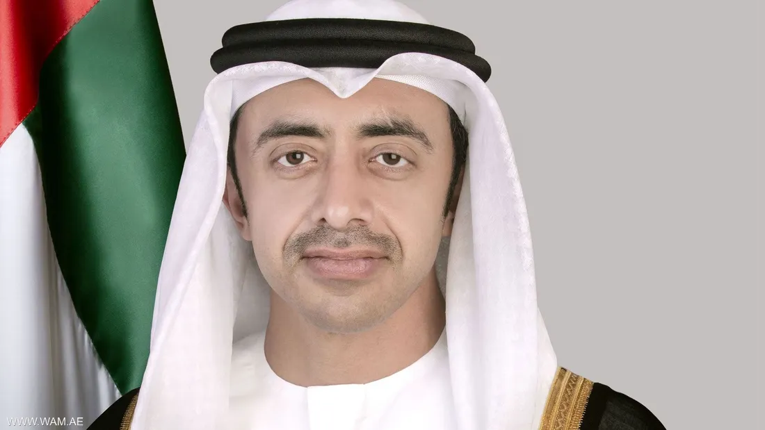 عبد الله بن زايد: دعم الإمارات ثابت لتطلعات الشعب الفلسطيني